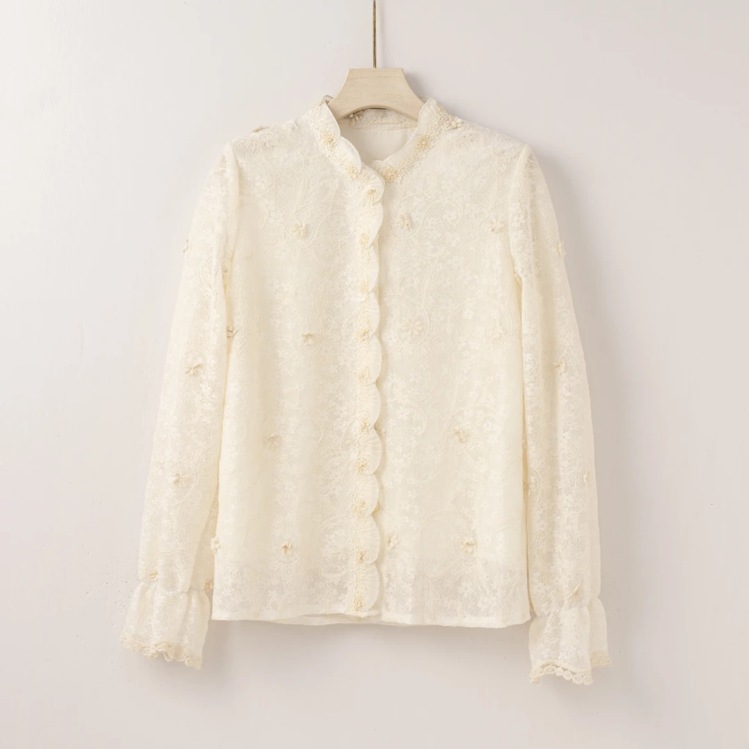 H2620【繁花】高工定制款.设计感满满时尚小衫