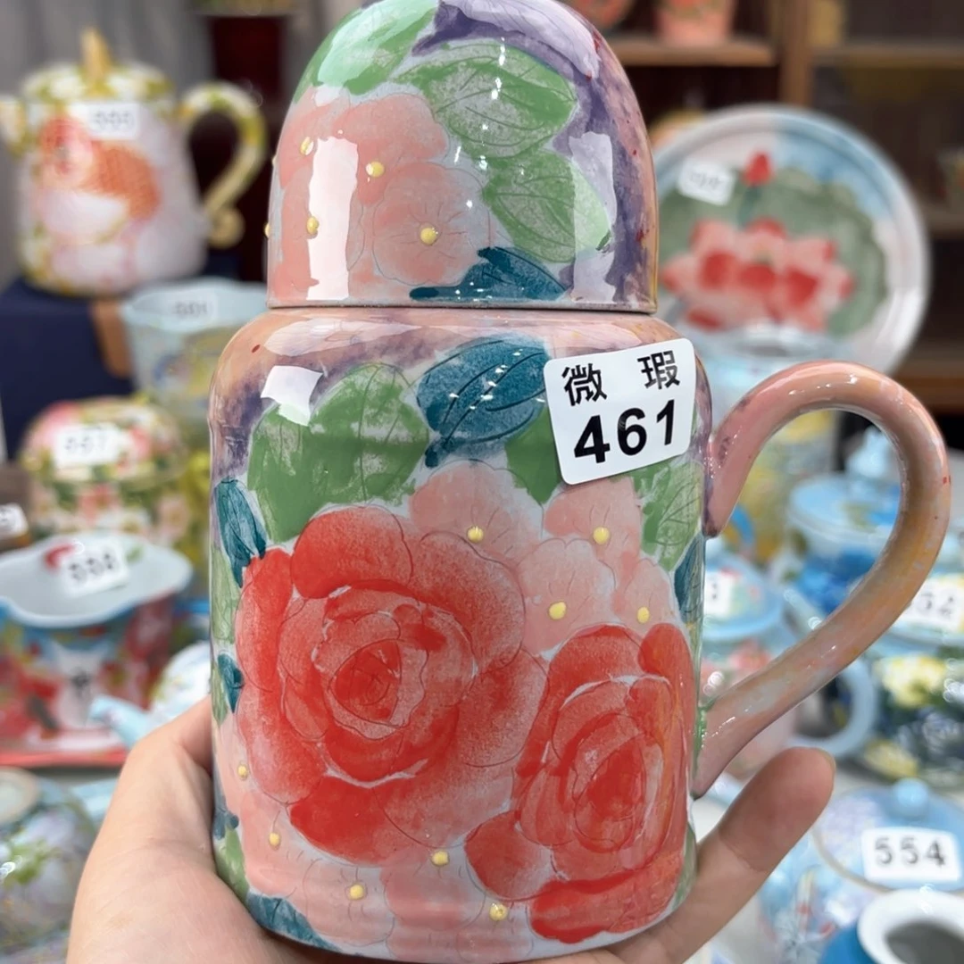 景德镇手绘高温釉下彩陶瓷茶具