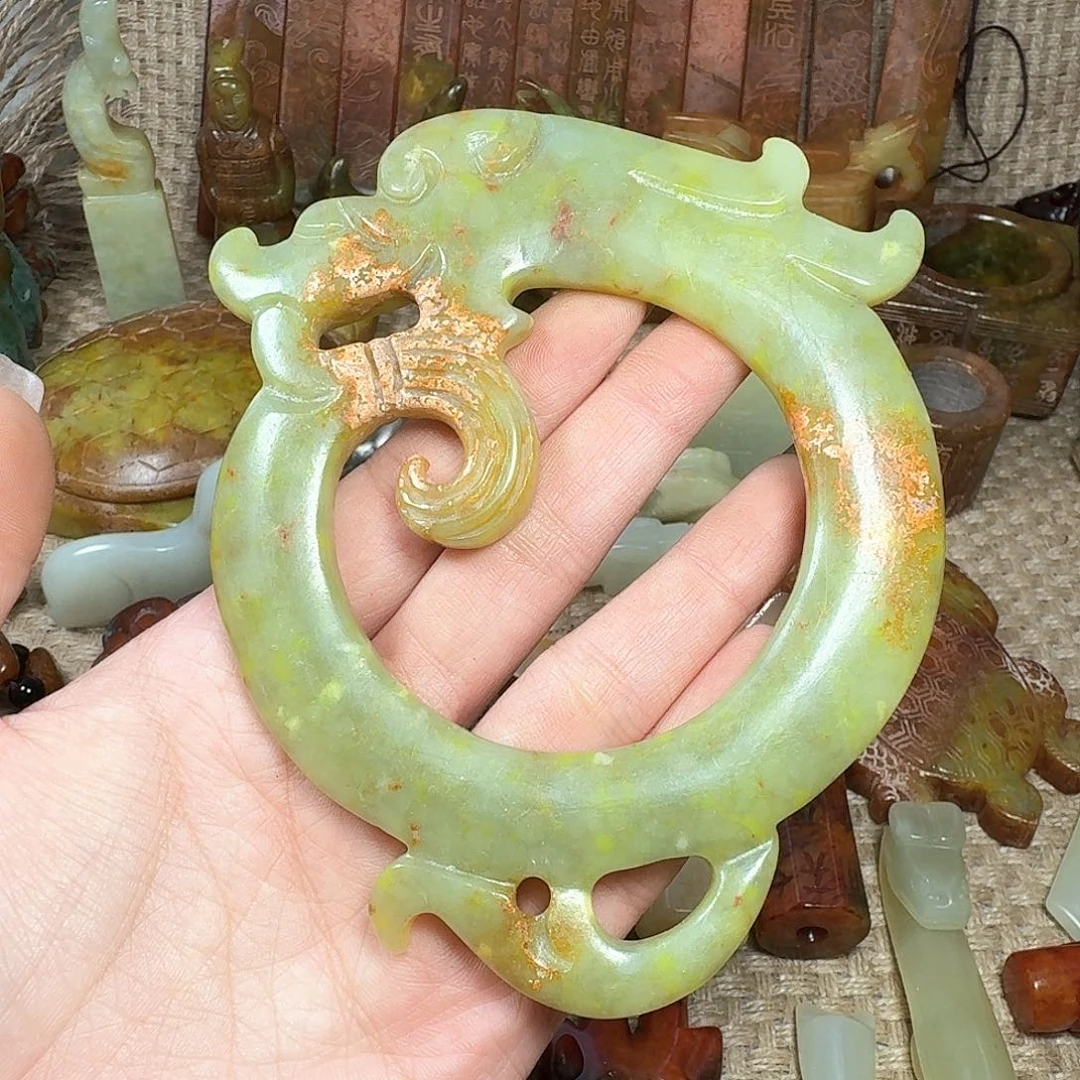 白玉菩提吊坠挂件