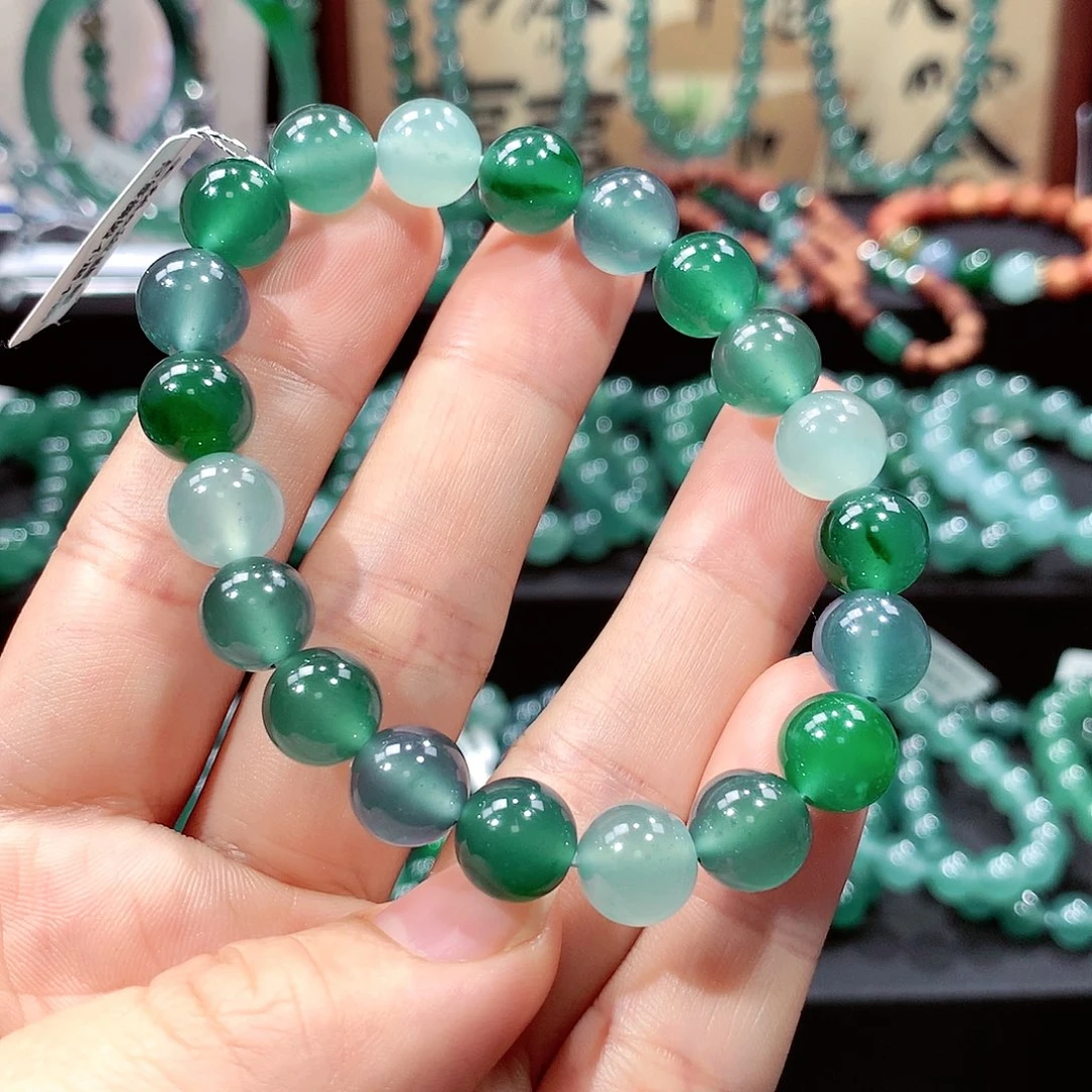 s***g翡翠未镶嵌手链卡10