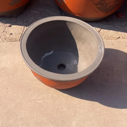 紫砂花盆口径55圆盆2个