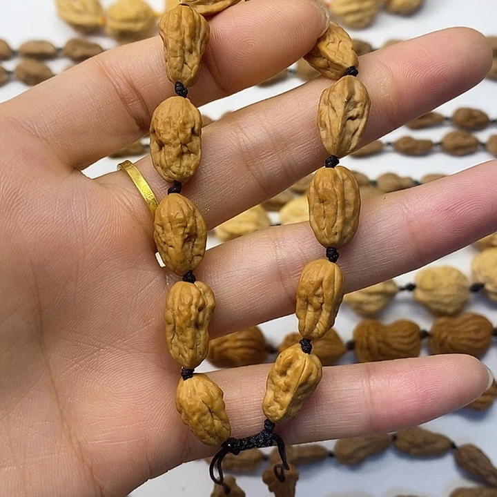 南***晶文玩核桃吊坠异形
