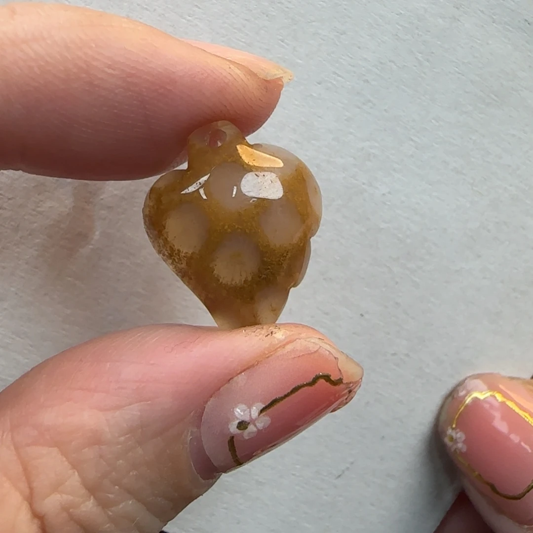 硅化珊瑚（珊瑚玉）未镶嵌颈饰