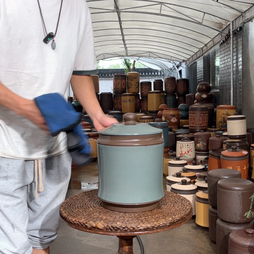 紫砂茶叶罐8 饼茶叶罐