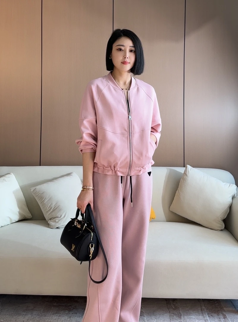春秋款开衫棒球领全拉链外套时尚显瘦保暖休闲女士女款穿搭
