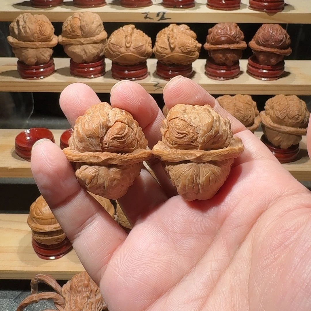 文玩核桃把件破壳重生尺寸36