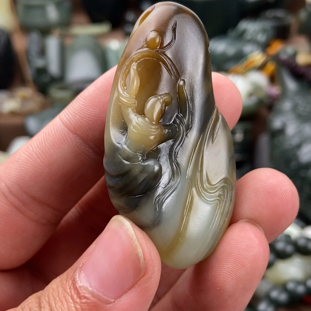 和田玉挂件未镶嵌