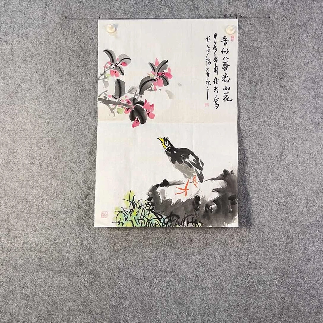 国画716 花鸟在此鸣叫的日子