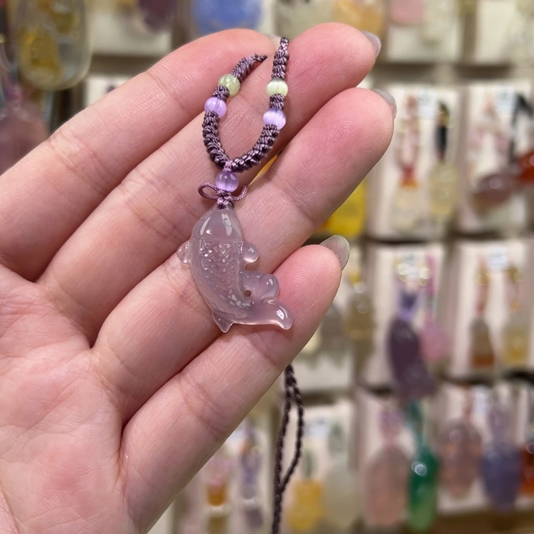 张***.玛瑙/玉髓未镶嵌吊坠(赠链)