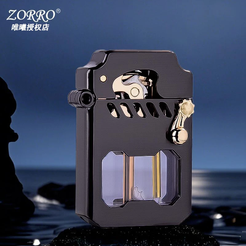 正品/ZORRO佐罗赛博机甲鲲煤油打火机托伦斯高档送男士七夕礼物潮