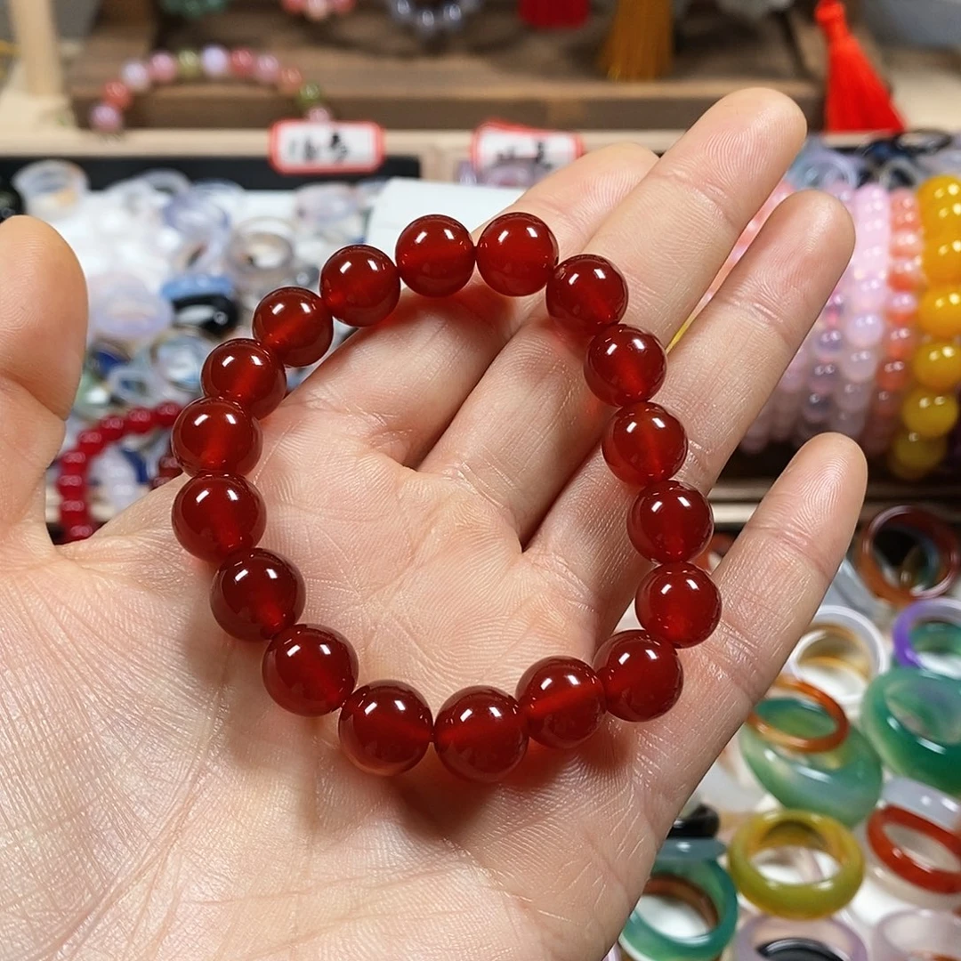 玛瑙/玉髓手链未镶嵌无*