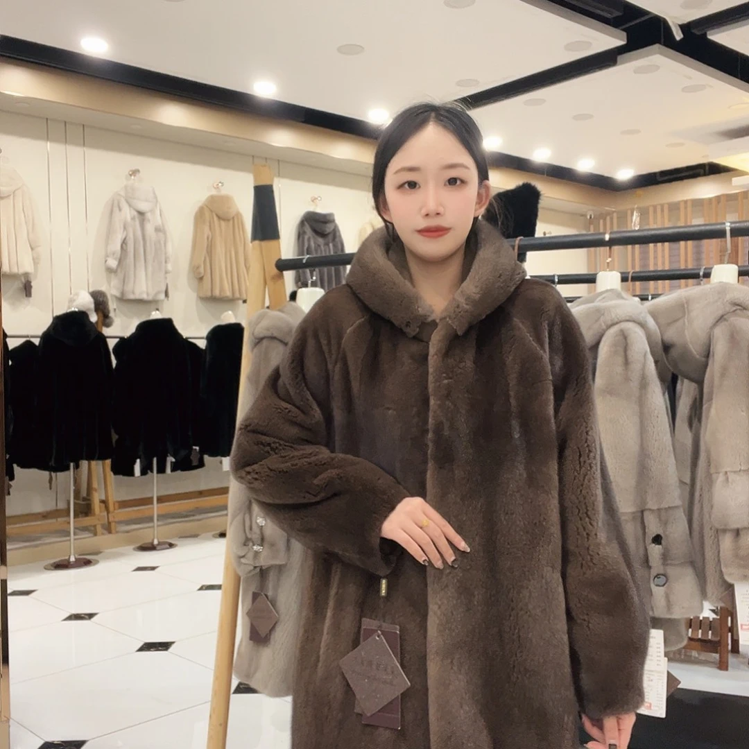 R506咖色85长帽款