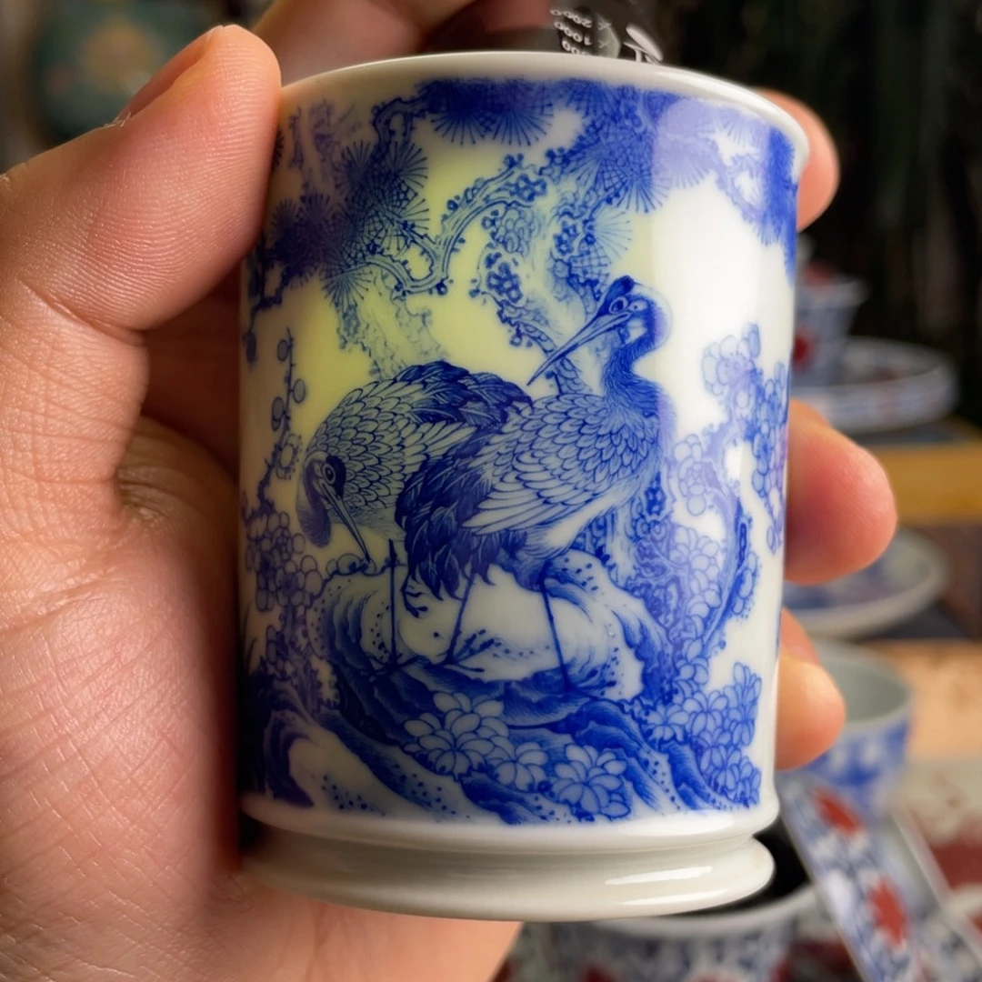 九段花鸟杯子系列