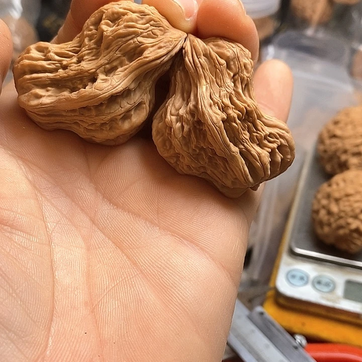 桃核把件菊*羲麦穗小鸟