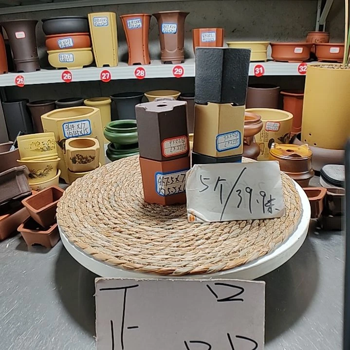 宜兴紫砂花盆34258