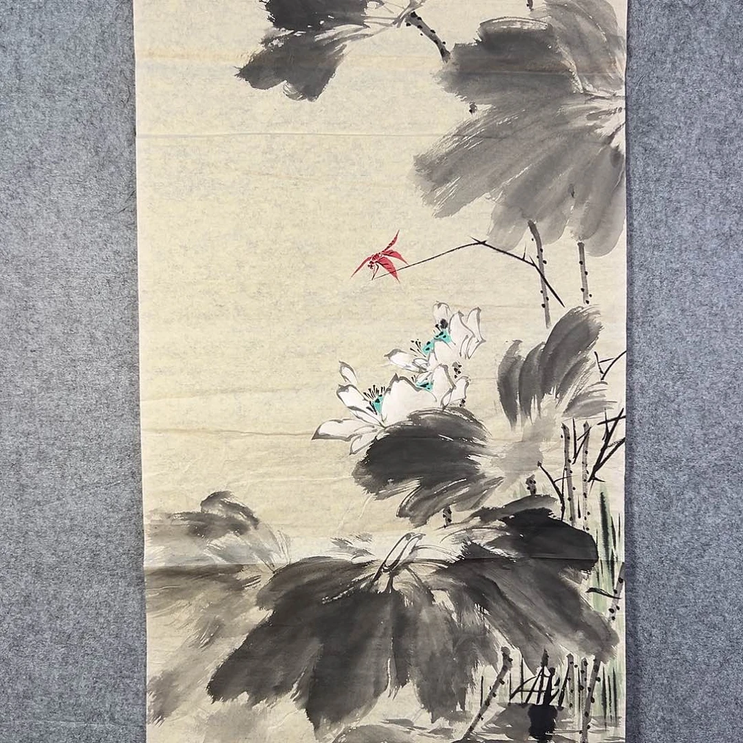 国画230 花鸟在此鸣叫时还要一