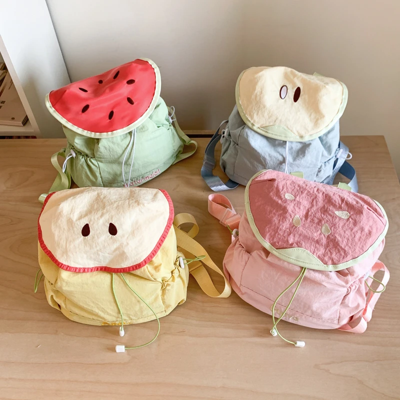 【糖果home】夏季时尚百搭水果双肩包女学生出游便携可爱小背包