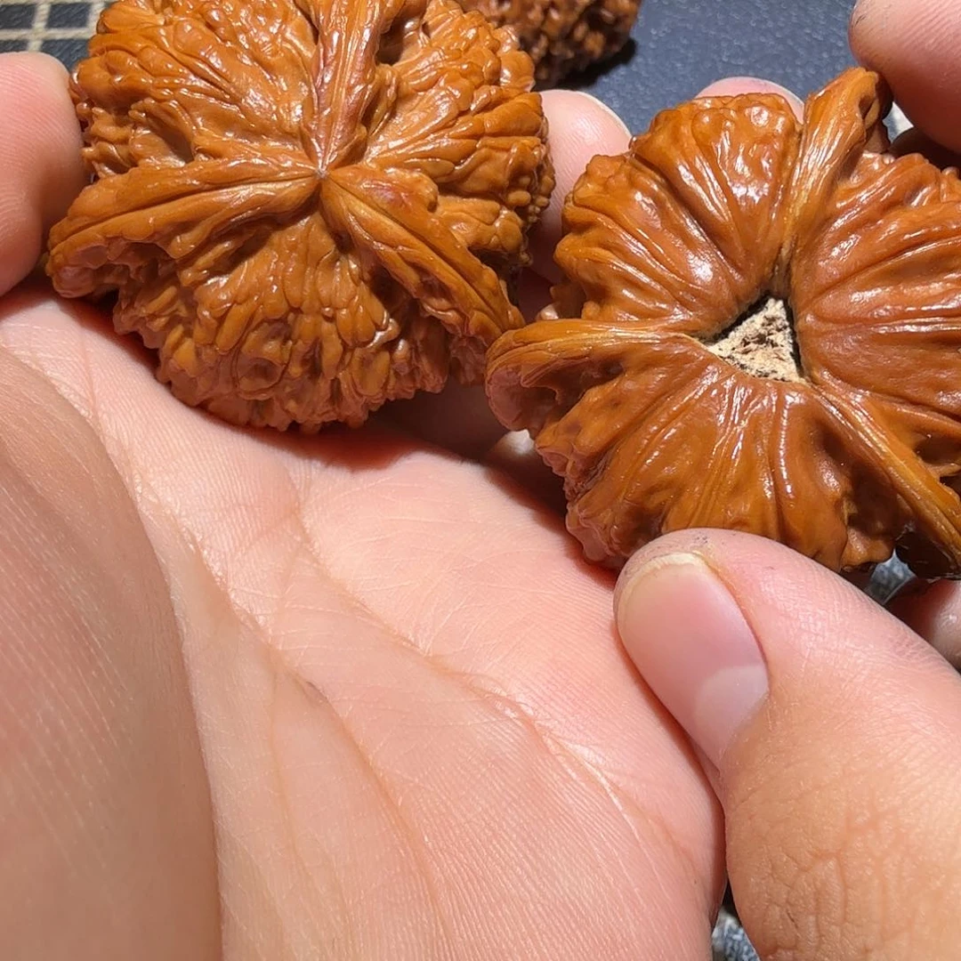 ℳ***ℒ文玩核桃吊坠白狮子正奔