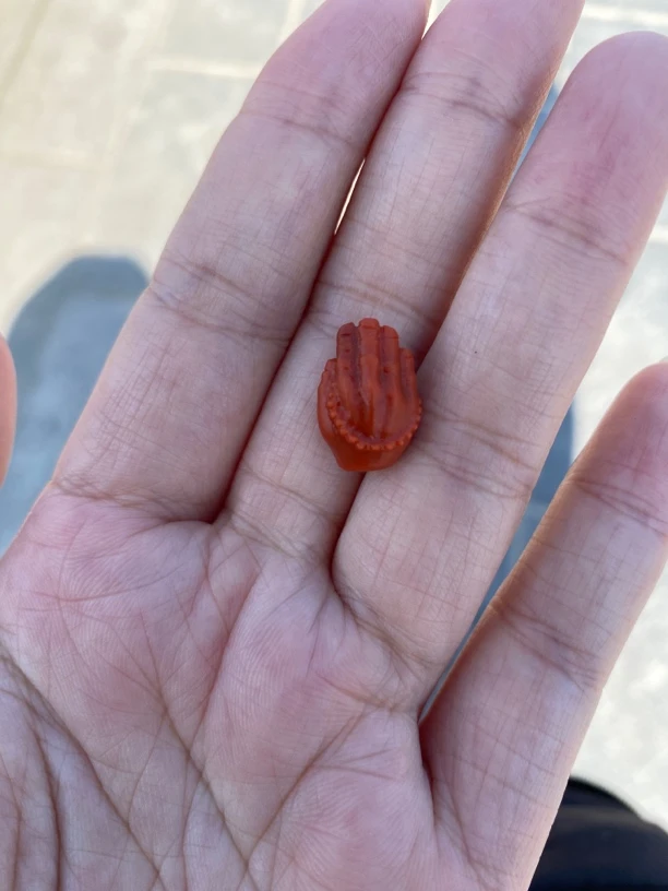 南红玛瑙柿子红佛手1.6mm尺寸百搭配珠