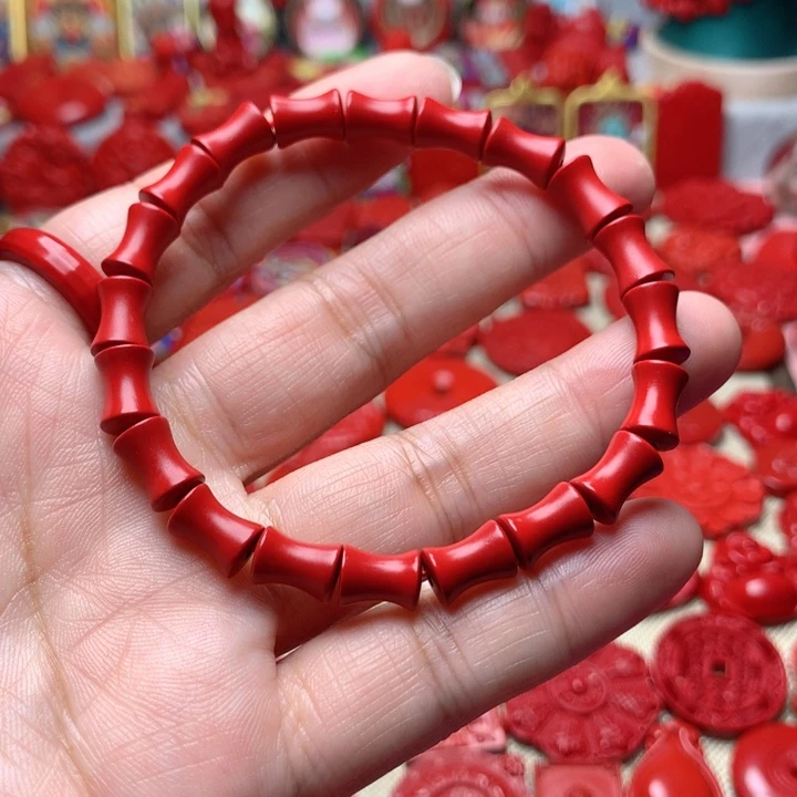 天然辰砂工艺品朱砂手串
