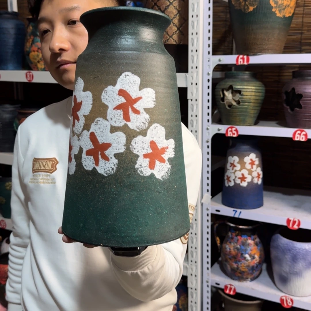 带孔高端浮雕花盆炸炸炸