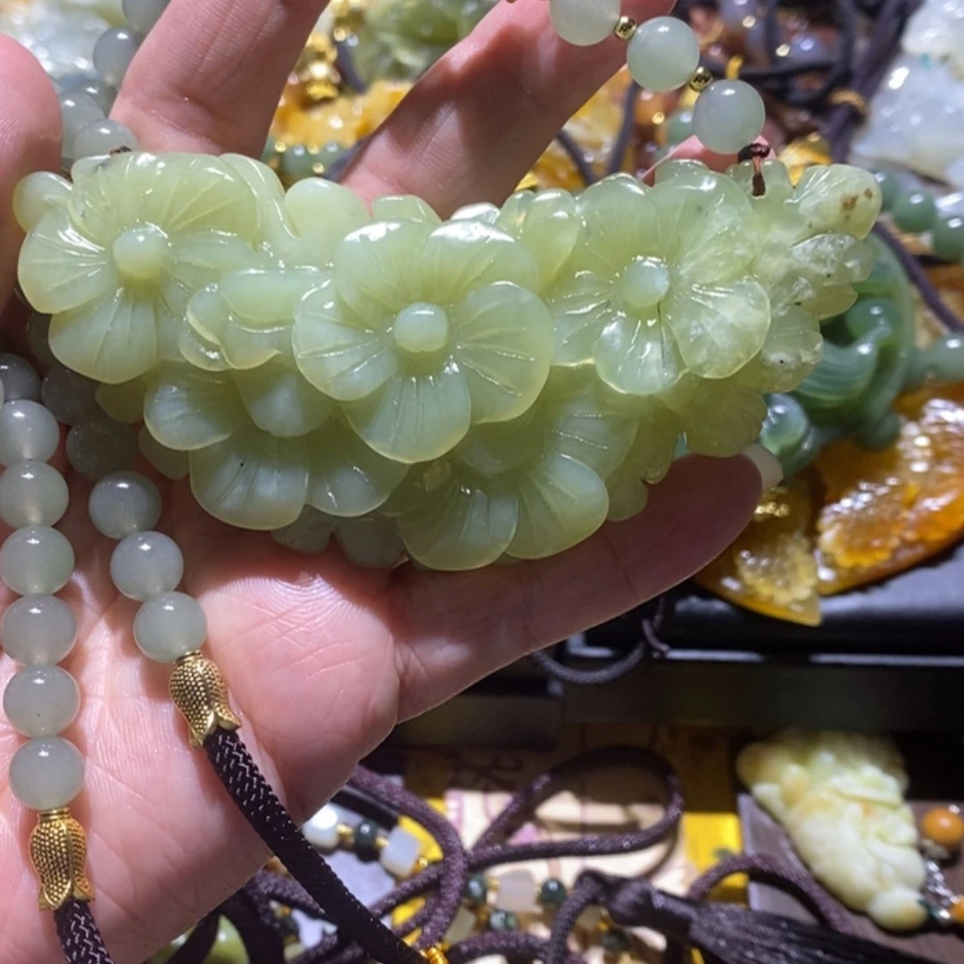 【闪购商品】岫玉毛衣链未镶嵌