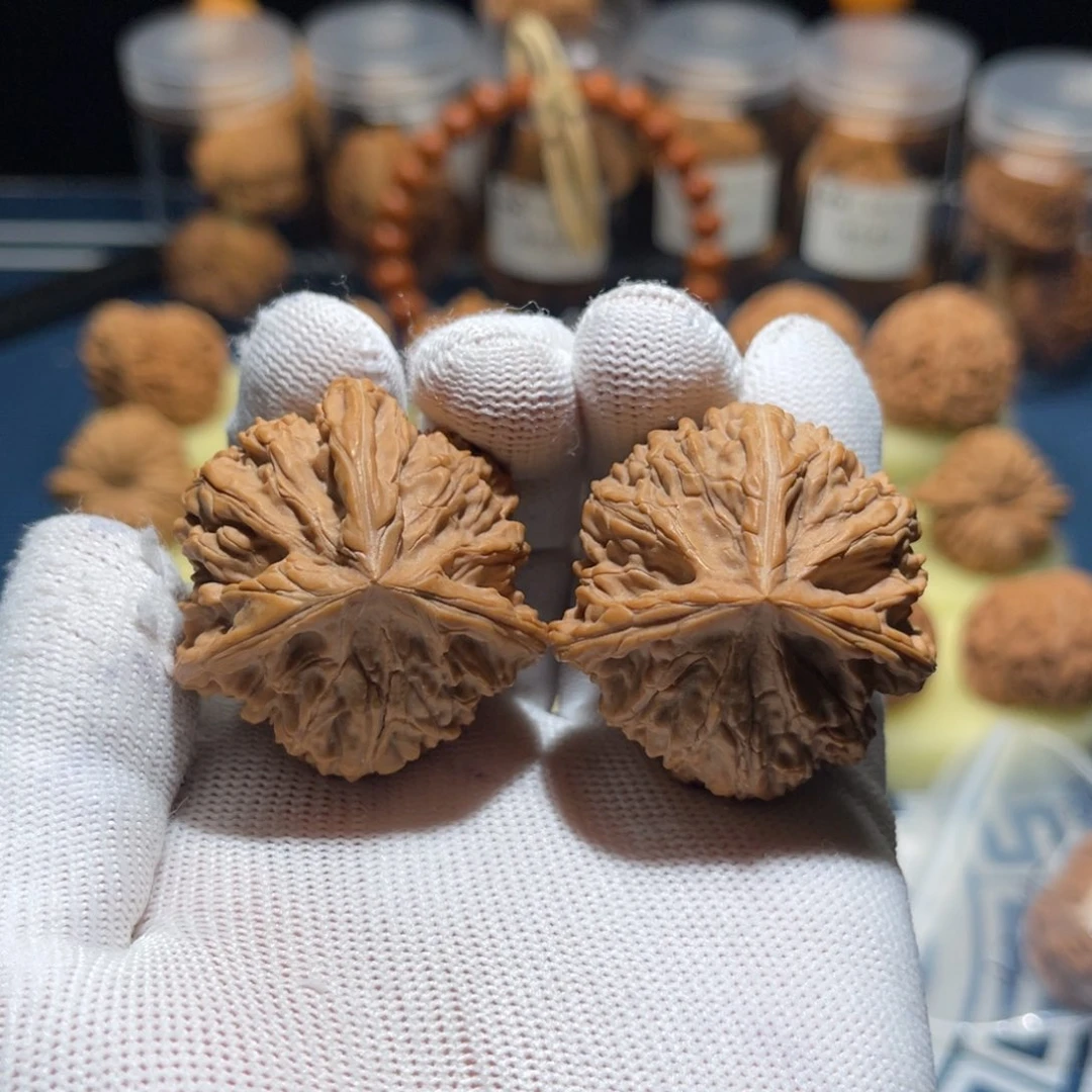 吊坠文玩核桃文山三棱41全品