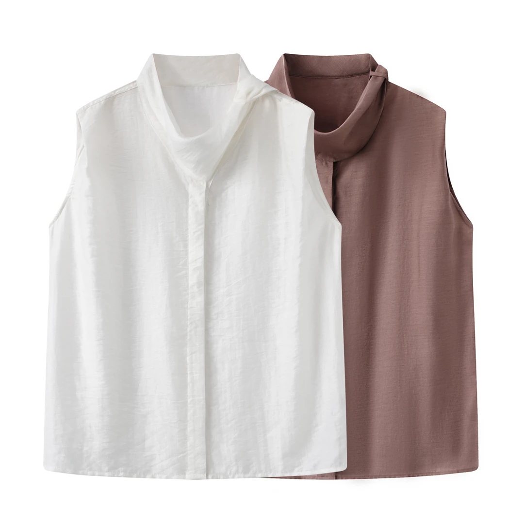 轻奢衬衫2025艾家柜柜同款气质衬衫上衣-3016