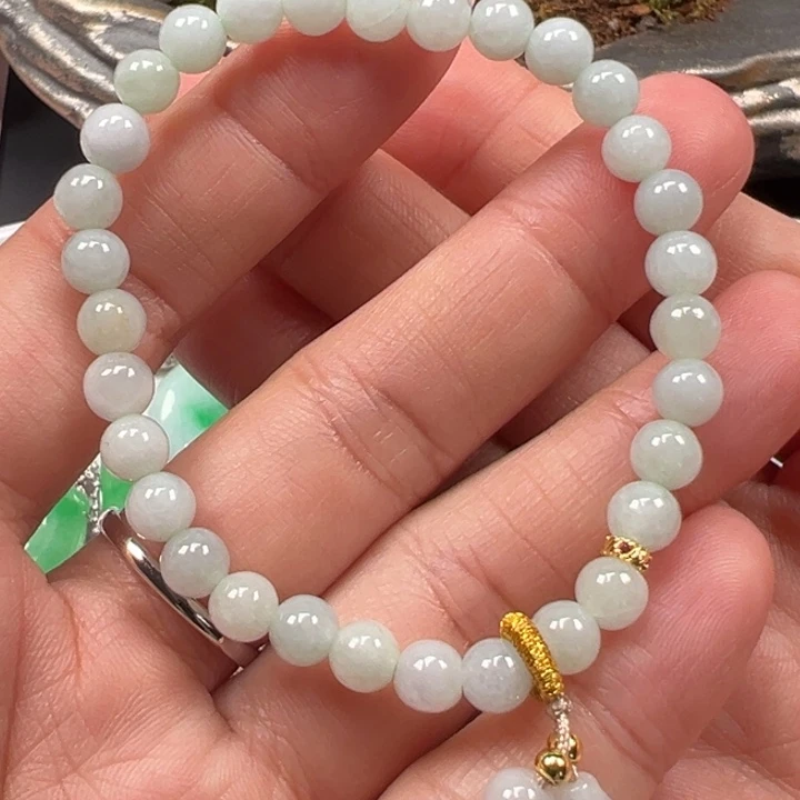 翡翠未镶嵌颈饰手串