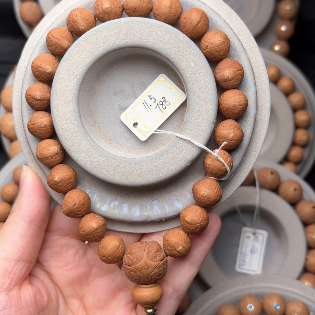 凤眼菩提吊坠精品手串11.5