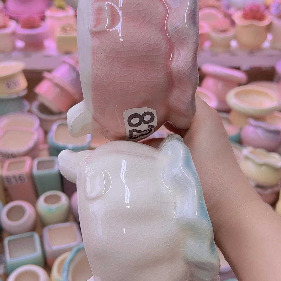 陶瓷花盆当场满12包邮