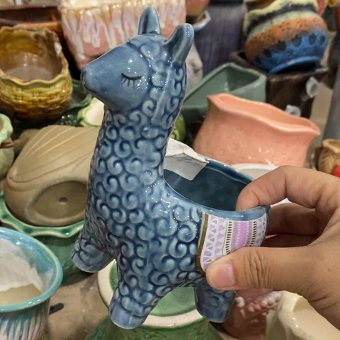 陶瓷大深色羊驼正313313133