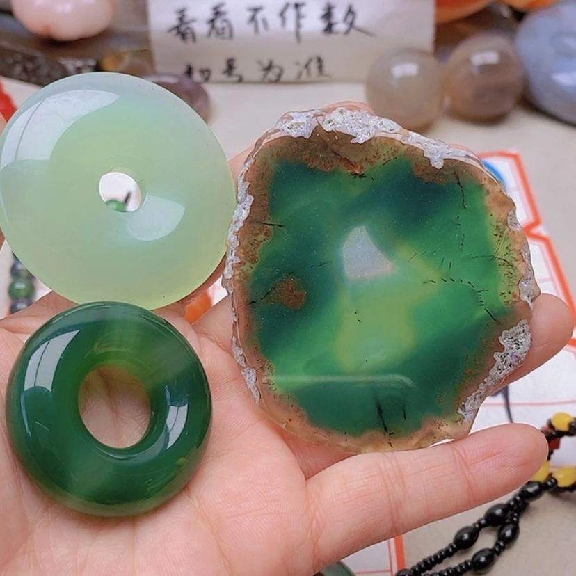 【闪购商品】未镶嵌玛瑙/玉髓珠宝半成品东**戈