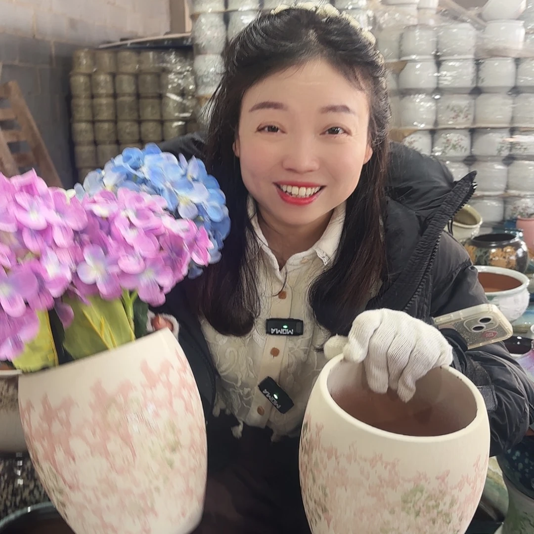 正品两个高21/15红陶