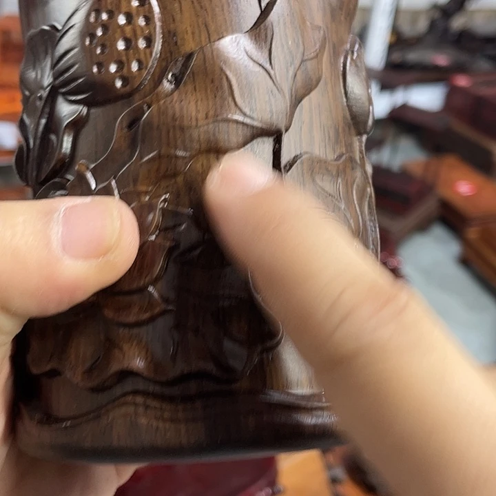 香榧木红木底座工艺品