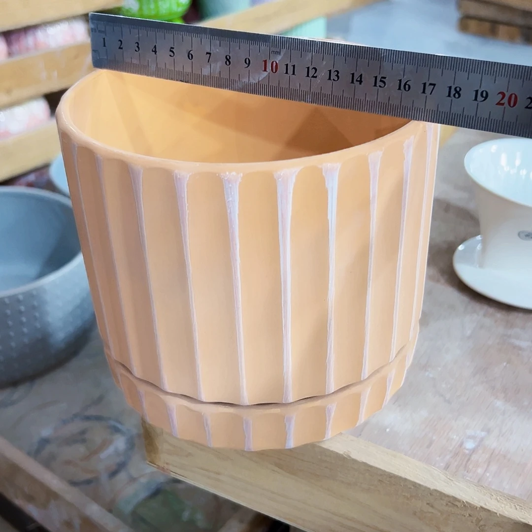 有孔，外贸尾单陶瓷花盆凑单10米包邮