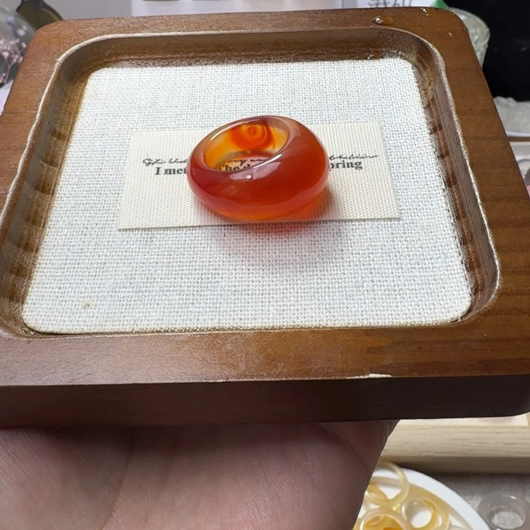 未镶嵌戒指玛瑙/玉髓746港14福利不退换