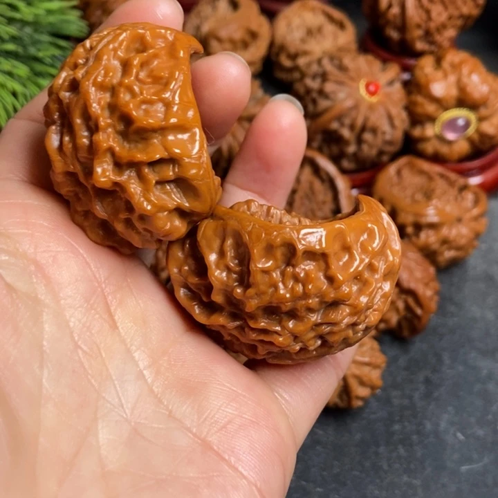 文玩核桃把件蛇蛇598