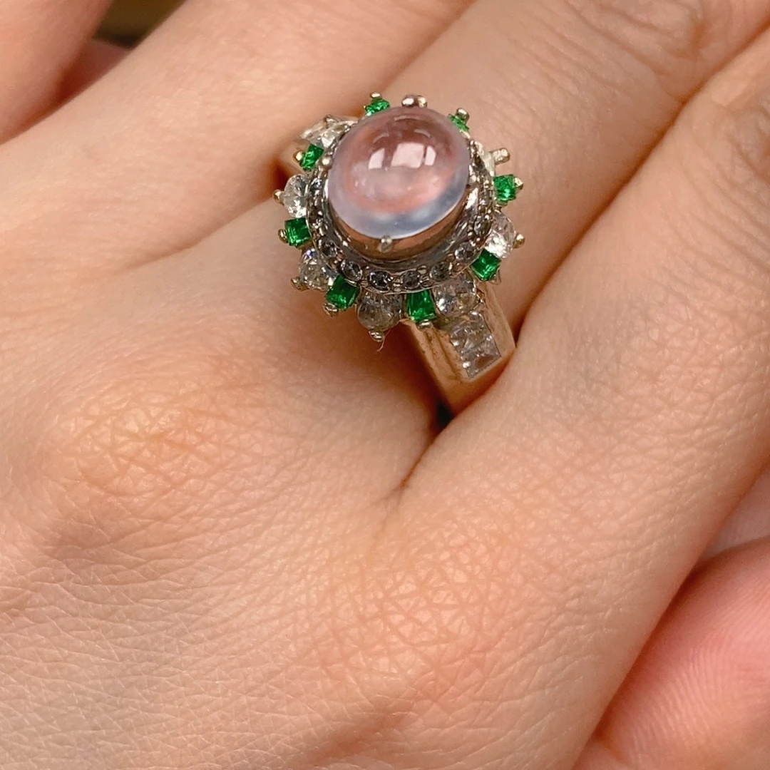 翡翠戒指未镶嵌翡翠