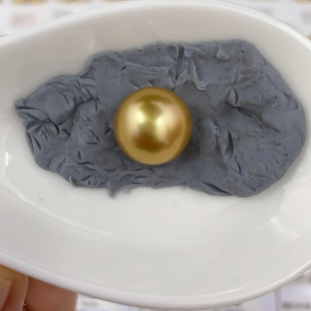 未镶嵌海水珍珠裸珠11-12mm南洋金珠34