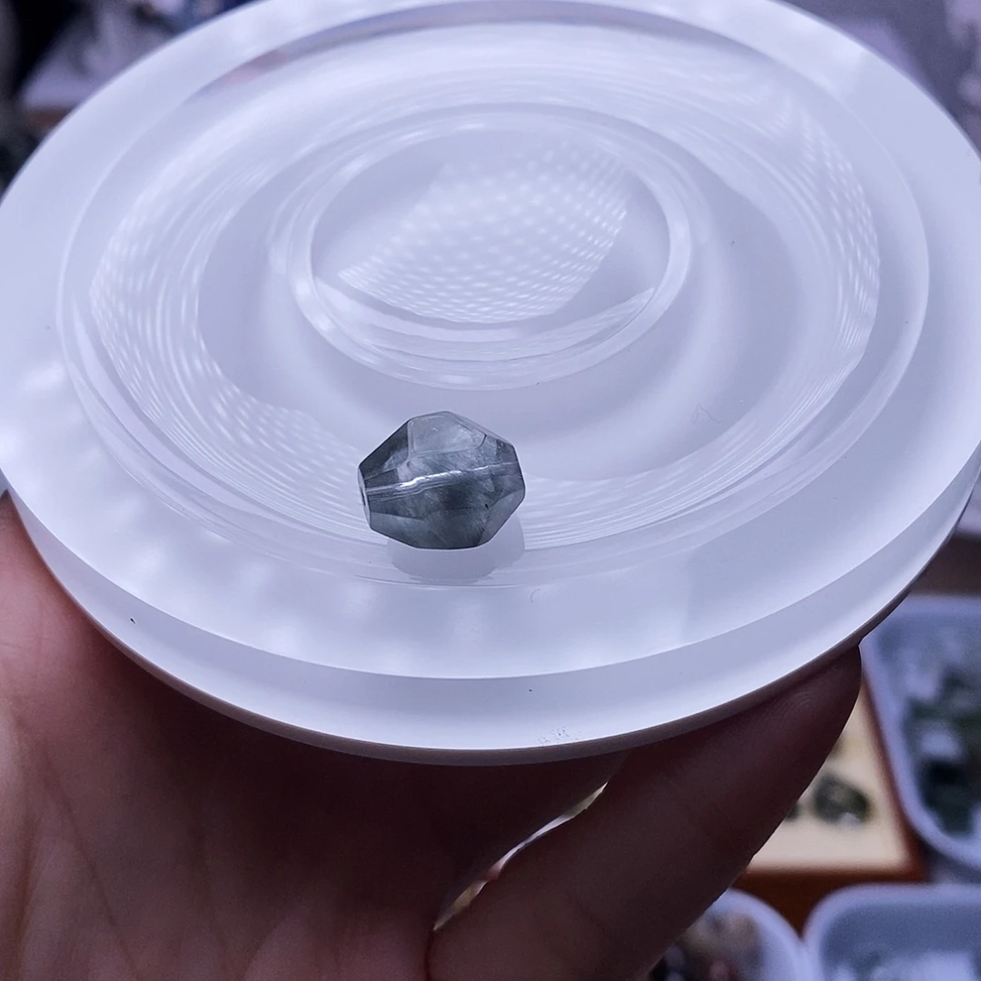 水晶天然水晶打孔不退不换未镶嵌