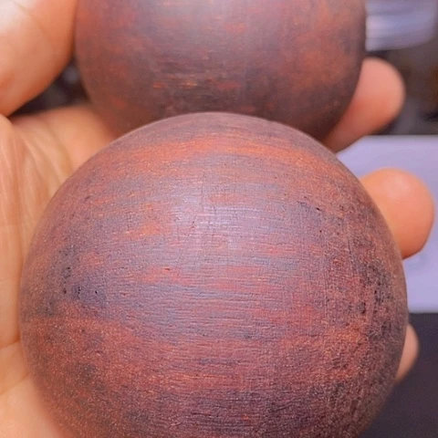 【闪购商品】木暂**然6.5公分缅甸小叶降真香红油保健球