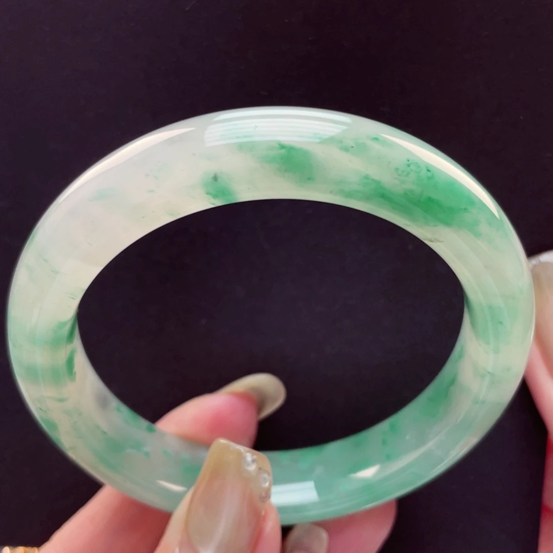 石英质玉未镶嵌手镯55-56