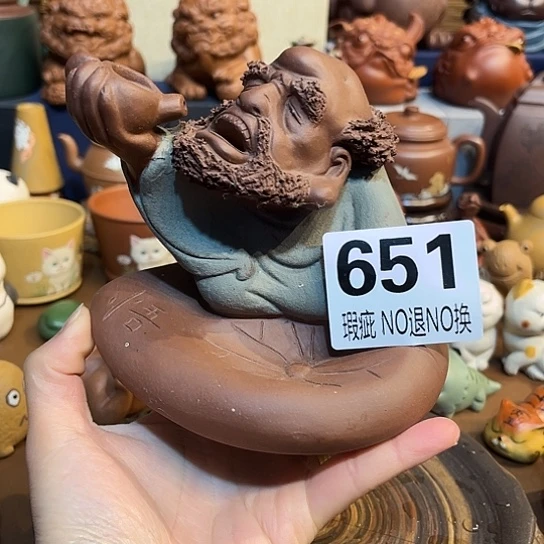 紫砂茶杯紫砂香炉微瑕