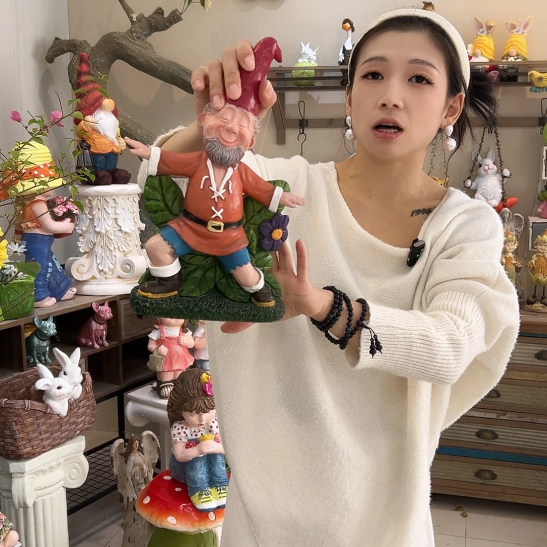 花园摆件红红火火