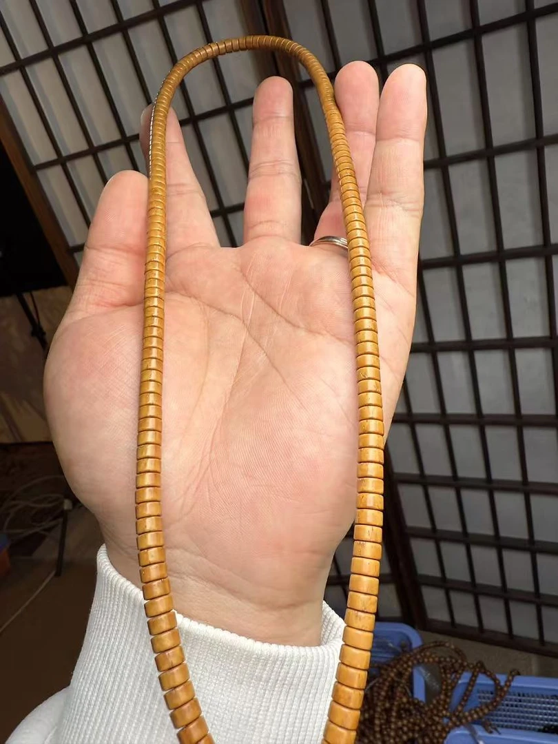 【上新了文玩甄选】实心紫金鼠精工药片长条手串