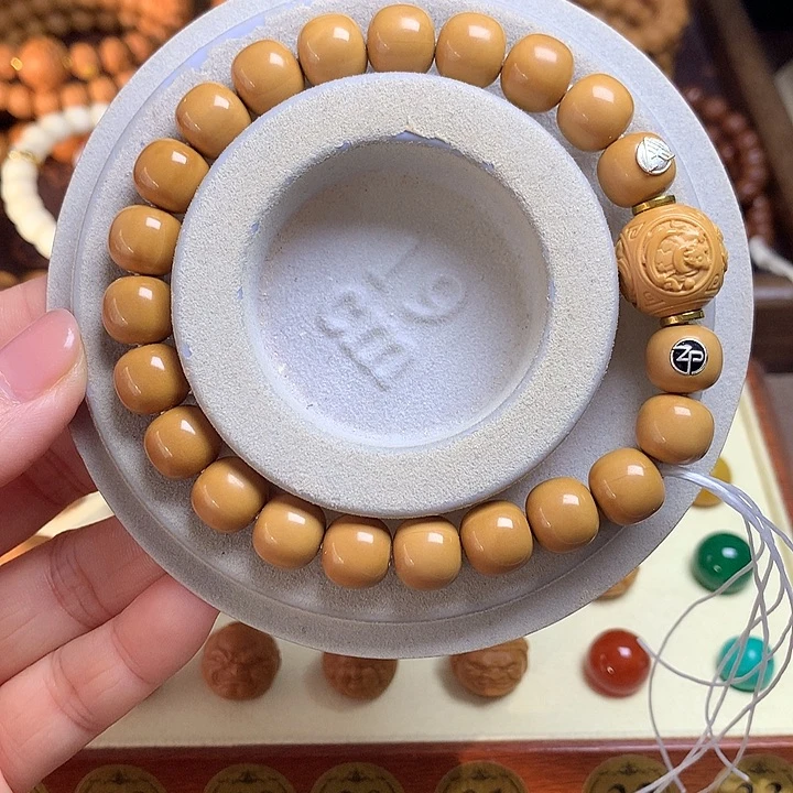 猴头核桃手串猴头核桃小老型双银标定制款