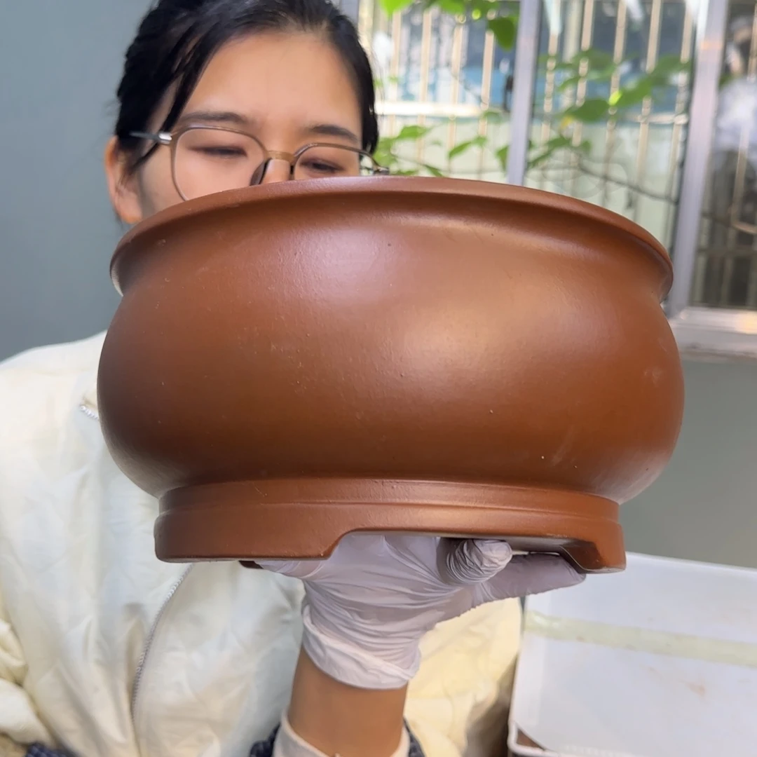 紫砂花盆紫砂口径24