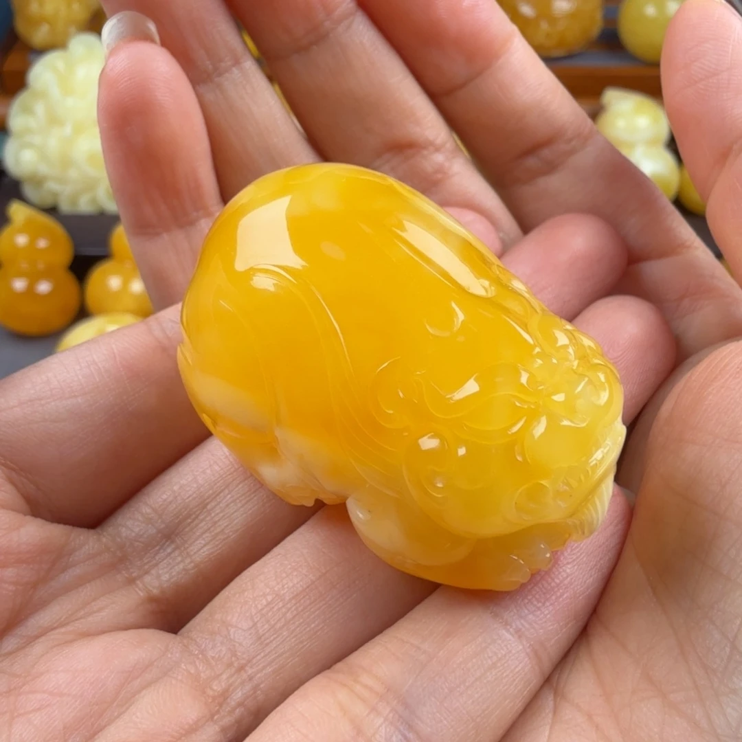 ****贵琥珀颈饰未镶嵌纯天然琥珀蜜蜡无优化