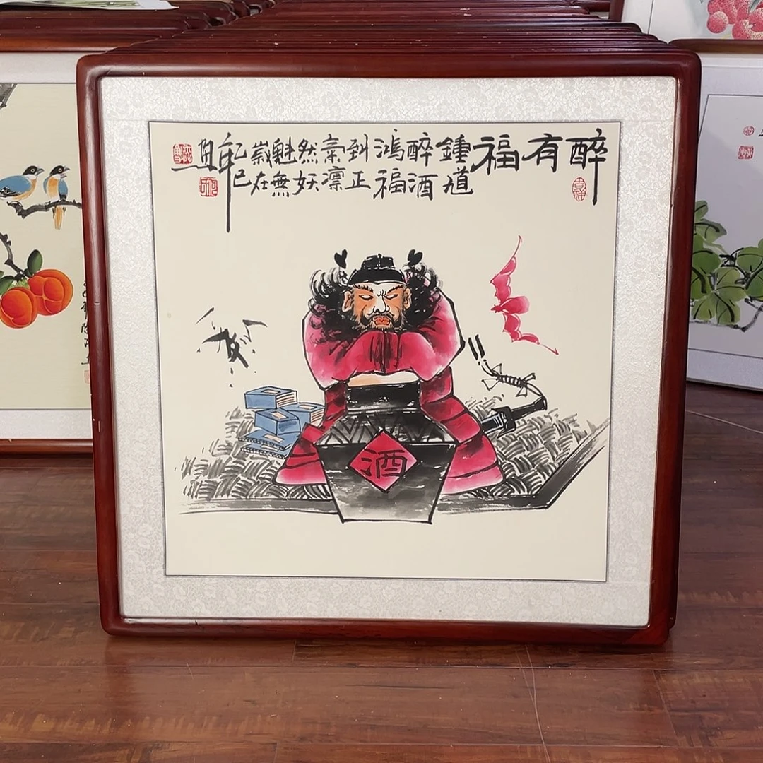 国画带框尺寸63*63厘米